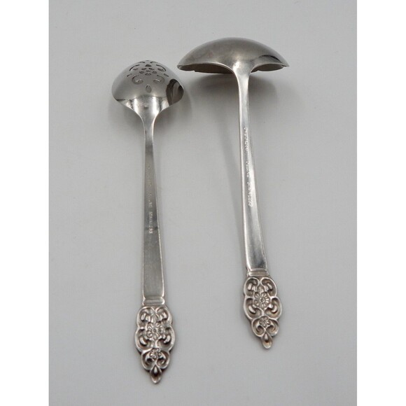 Oneidacraft Nordic Crown Deluxe Stainless Pierced/Slotted Serving & Gravy Ladle - Picture 4 of 6